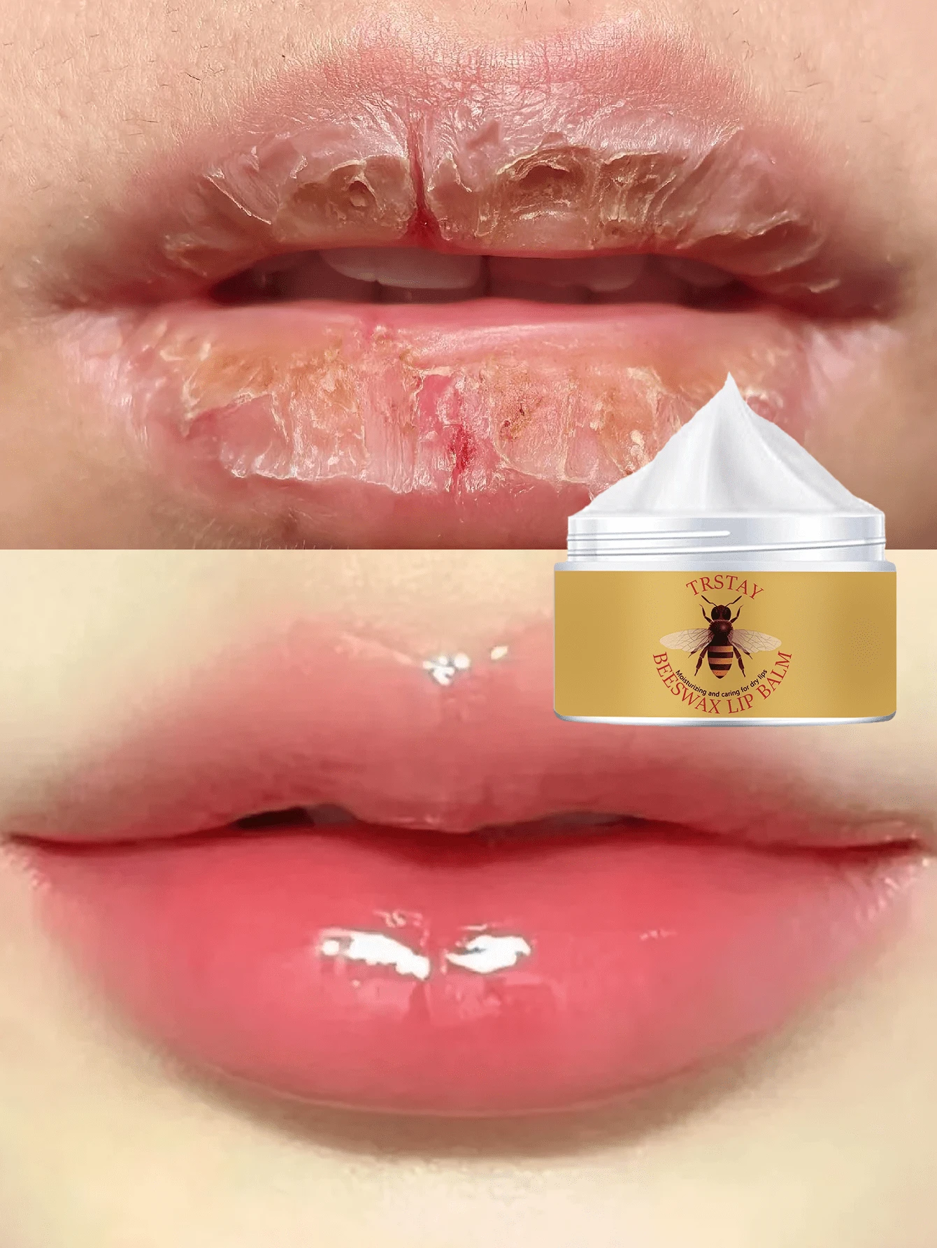 Day Night Nourishing Lip Moisturizer Deep Hydration Ultra Hydrating Lip Care For Dry Lips Long Lasting Moisture Essential Lip Balm For Day And Night Use With Natural Ingredients For Soft Smooth Lips - Nhiều màu - Xem 1