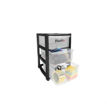 MINI SMALL Plastic Drawer Storage Tower Unit Office Home Desktop Stationery Make Up Organiser Tidy - 6 Drawer Mini Tower - View 5