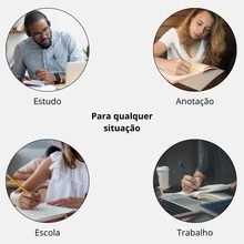 A5 Smart Notebook With Removable Discs – 80 Sheets For Studies, Drawings, Notepad, Planner, Diary, ETC. - 黑色 - 查看 4