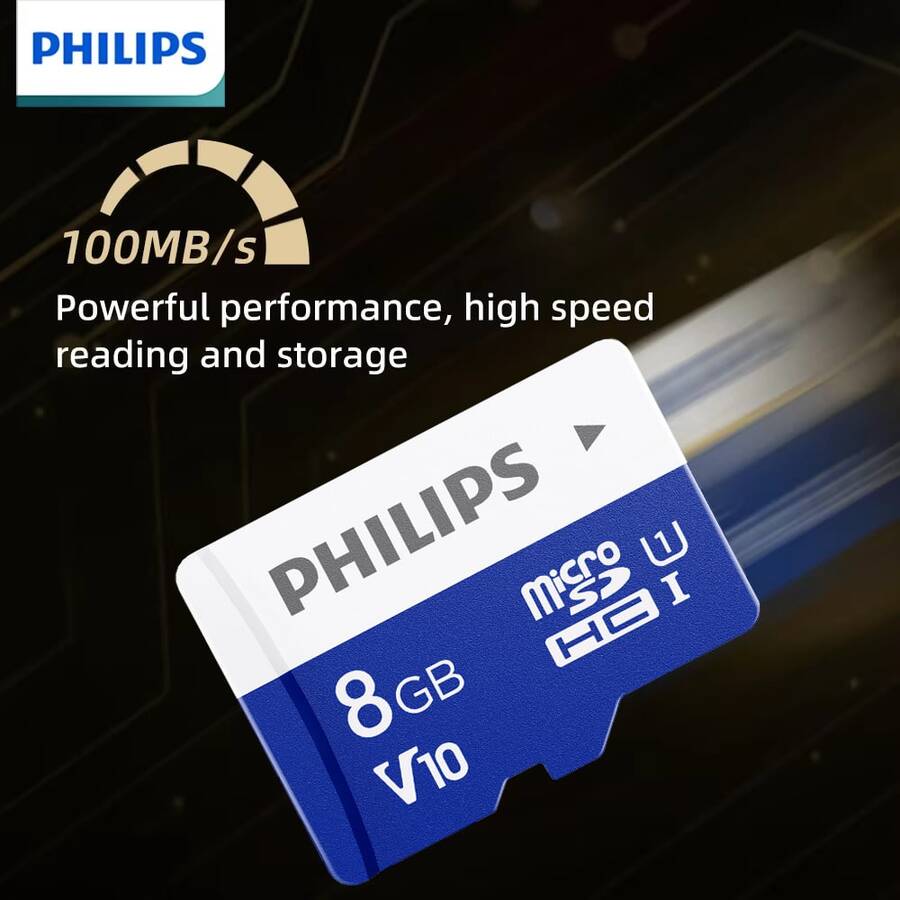 Tarjeta de memoria Philips TF de 8GB, 16GB, 32GB, 64GB, 128GB U3 Micro ...
