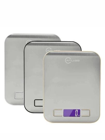 Balança Digital de Cozinha Inox alta precisão com Visor digital de ate 10Kg Entrega rápida anjgg