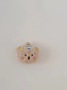 1 件可爱熊图案墙面保护贴，柔软保险杠门把手防撞保护套，适用于婴儿和儿童房间装饰、卧室