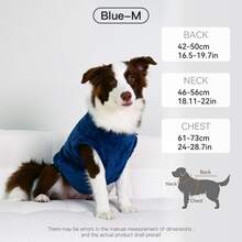 سترة كلب من الفليس - دافئة وناعمة مزدوجة الجانب من فليس القطب الشمالي، لطيفة وصديقة للبشرة وقابلة للغسيل | بلوفر شتوي للكلاب الصغيرة والمتوسطة