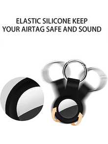 Airtag Silicone Solid Color Multifunctional Protective Case