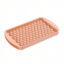 1pc Easy Release Small Ice Cube Mould, Ice Box Ice Cube, Freezer Crushed Ice Trays For Chilling Drinks, Coffee, Fruit Juice - Blue - View 9