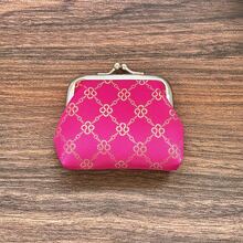 1 peça carteira multifuncional minimalista com estampa personalizada para mulheres, porta-moedas, bolsa clutch, versátil, fashion, festa, pequeno presente para mulheres, carteira de dinheiro, mini carteira, outono, carteira de moedas