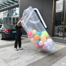 1 Pieza Bolsa de almacenamiento de globos reutilizable y reforzada, disponible en varios tamaños, para ofertas navideñas, sorpresas de cumpleaños y propuestas