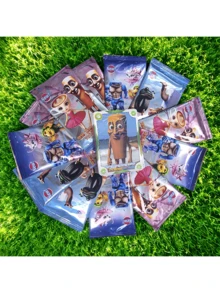 120pc New Mythological Creature Cards Tralalero Tralala - A Series Of Strategic Card Games, Each Pack Contains 8 Smooth Laser-Printed Base Cards, Anime-Style Battle Collectible Cards, Randomly Packed - This Is A Meaningful Gift For Friends Who Love Anime, Fun AI Creature Designs For Decoration, Interesting Designs, And Bright Colors For Creative Decoration. - Multicolor - View 4