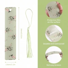 6 Stücke mehrfarbige Blumen bedruckte Lesezeichen, kreative, süße Lernstationery Zubehör Lesezeichen, Schulmaterial, Kawaii Schreibwaren, Farben für die Schule, Schulmaterial, Schulanfang