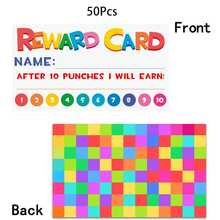 50pcs Punched Cards, Suitable For Classroom, Student Behavior Reward Punch Cards, Incentive Punch Cards, 50pcs Thank You Cards, I Hope This Makes You Smile, Thank You Cards, Shopping Thank You Cards For Customers - Multicolor C - View 14