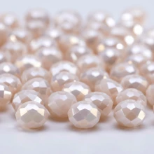 精緻散裝水晶珠 4/6/8mm 混色，適合 DIY 珠寶手工製作，人造水晶材質 - 彩色 - 查看 3