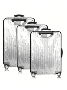 Luggage Protective Cover Transparent Thickened Wear-Resistant Waterproof Trolley Case Cover Travel Leather Case Cover
