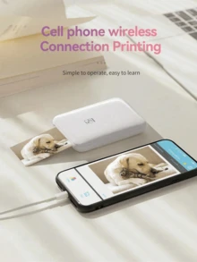 HPRT MT53 Mini Portable Pocket Printer Wireless Photo Printer With 2x3 Inch Zink Color Photo Mobile Bluetooth Handheld For Photo Printing Machine - Multicolor - View 5