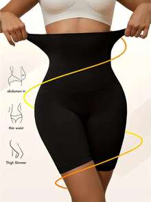Shapewear For Women High-Waisted Shapewear Tummy Control Shorts, Faja Body Shaper, Underwear For Women Black - 黑色 - 查看 2
