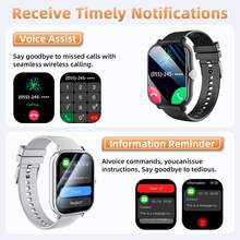 2025 NEU 4,65 cm (1,83 Zoll) HD Touchscreen Smartwatch für Damen und Herren, 220mAh Langanhaltender Akku, Handy Wählen/Empfangen, Schrittzähler, Kalorienverbrauch, Mehrere Sportmodi, Nachrichten- und Anrufbenachrichtigung, Multifunktions-Smartwatch, Sportliche Smartwatch kompatibel mit Android/iOS