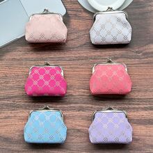 1 peça carteira multifuncional minimalista com estampa personalizada para mulheres, porta-moedas, bolsa clutch, versátil, fashion, festa, pequeno presente para mulheres, carteira de dinheiro, mini carteira, outono, carteira de moedas