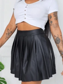 Women Skirts - 黑色 - 查看 1