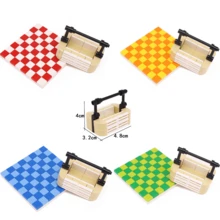 Juguetes de decoración con forma de hamburguesa de carne y papas fritas, para decoración de fiestas festivas y regalos de fiestas con amigos. Todos los colores se envían de forma aleatoria - Multicolor - Ver 6