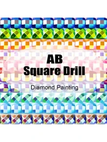 5D全钻艺术定制DIY钻石画，动物圆形钻石刺绣，打造独一无二的水钻画和家居装饰礼品套装，钻石艺术 - Regular diamond + AB diamond [square diamond] - 查看 16