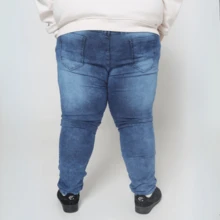 Lions Jeans Men's Plus Size Jeans, Gift For Dads, Size 50 To 56 - 加大中型藍色磨損 - 查看 2