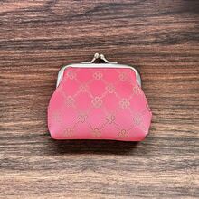 1 peça carteira multifuncional minimalista com estampa personalizada para mulheres, porta-moedas, bolsa clutch, versátil, fashion, festa, pequeno presente para mulheres, carteira de dinheiro, mini carteira, outono, carteira de moedas