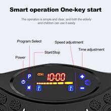 LIPETY Vibrator, Full Body Vibration Board Exercise Equipment With Resistance Bands, Women Men Weight ,Quiet Motor Speed Control, Wireless Speaker, With Remote Control, Without Battery For Weight Loss Shaping Toning Wellness Home Gyms Workout - UK Plug(220-240V) - View 10