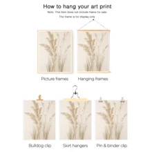 3件套现代墙面艺术海报，中性植物帆布墙画 - 简约花卉印花，米色调 - 现代自然装饰，带框或不带框均可，房间装饰，家居装饰，大学宿舍公寓装饰，酒店，家庭，客厅，卧室，浴室和办公室墙面装饰礼品