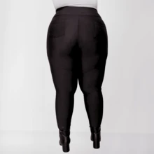 PLUS SIZE SUPLEX SUPER POWER LIPO SHAPING LEGGING PANTS - màu đen - Xem 11