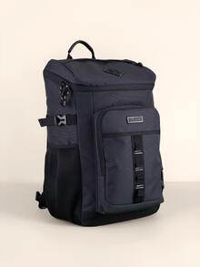 Unisex Mesh Backpack 17 Inch, Graphite Sport Bag With Hydration Pockets, Breathable Daypack For Gym, Hiking & Travel - Navy Blue - View 2