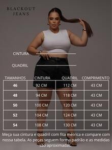 Women's Plus Size Marbled Dark Jeans Shorts 100% Cotton High Waist Comes With Belt