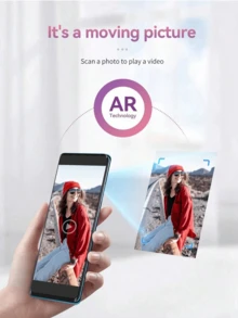 HPRT MT53 Mini Portable Pocket Printer Wireless Photo Printer With 2x3 Inch Zink Color Photo Mobile Bluetooth Handheld For Photo Printing Machine - Multicolor - View 4