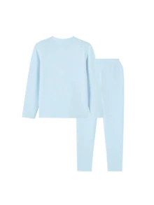 Annil Children's Clothing For Girls, Girls, Boys, Boys, Middle-Aged And Young Children, Teenagers, Mid-Neck Long-Sleeved Base, Autumn And Pants Sets, Home, Mountain Print, Warm Clothes For Winter