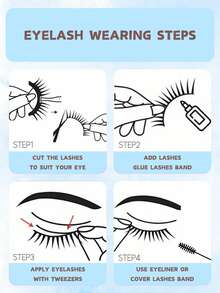 5 Pairs Korean Thin Eyelashes - Natural Wispy Flare False Eyelashes, 6-12mm Anime Fairy Style Reusable Lashes, 0.05mm Thickness, Fluffy Appearance, Suitable For Beginners, Great For Thanksgiving/Halloween/Christmas