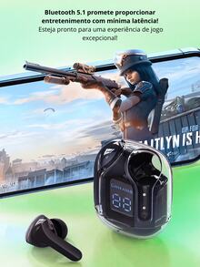 HQAi H4 Tws Wireless Bluetooth 5.3 Earphones For Sports Gaming With Noise Reduction - Màu xanh lam - Xem 6