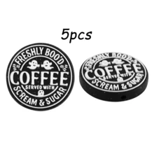 5 bucăți, mărgele și sortimente de mărgele, mărgele focale din silicon pentru Halloween, disponibile în diverse stiluri, cu fantome, dovleci și alte modele, potrivite pentru brățări, brelocuri, pixuri cu mărgele și mărgele realizate manual