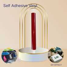 亮面乙烯基贴纸，红/黑/黄/蓝……乙烯基自粘贴纸，永久性乙烯基贴纸，适用于DIY礼品、马克杯等。