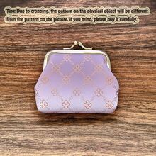 1 peça carteira multifuncional minimalista com estampa personalizada para mulheres, porta-moedas, bolsa clutch, versátil, fashion, festa, pequeno presente para mulheres, carteira de dinheiro, mini carteira, outono, carteira de moedas