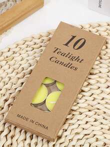 50pcs/10pcs Round Mini Aluminum Shell Butter Tea Wax Theme Holiday Decoration Proposal Candle Decoration, Hotel Tea Brewing Insulation Small Candle Multi-Color Round Tea Candle, Romantic Handmade Candle, Wedding Party Home Decoration Gift