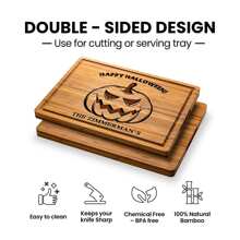 Halloween Home Decor Personalized Custom Pumpkin Gift, Spooky Season Gift Ideas For Family And Mom, Halloween Unique Home Decor - Wood Color-1 - View 5