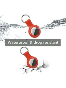 Airtag Silicone Solid Color Multifunctional Protective Case