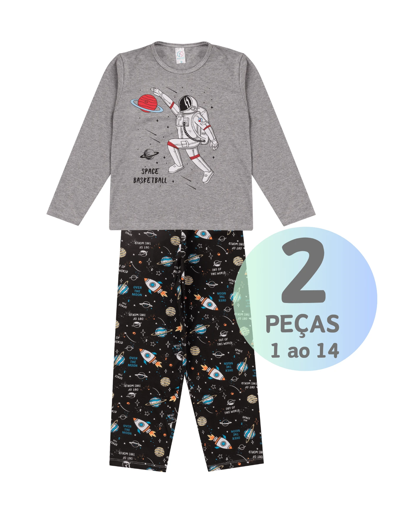 1 Boy's Winter Pajamas Wholesale For Youth 1 To 14 - 藍色 - 查看 1