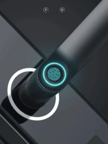 Fechadura Digital Biométrica Smarthome Eletrônica Touch Biometria - Tamanho Único - Visão 4