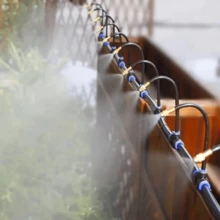 Kit De Irrigação Mangueira 5 Metros Para Jardim Aspersão Automático Com Gotejador Ajustável - Preto - Visão 3