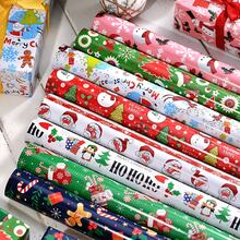 8pcs Christmas Gift Wrap Sheets - Heavy-Duty Holiday Paper With Santa, Tree, HO HO HO!, Presents, Snowflakes - Red, Green, Golden, Blue, White Colors For Presents, Cards, Decorations - No Electricity Needed - Ideal For Personal Or Commercial Use, Christmas Accessories, Seasonal Decor, Cheerful Prints, Smooth Texture, Festive Wrapping, Party Planners(4/8pcs)