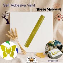 亮面乙烯基贴纸，红/黑/黄/蓝……乙烯基自粘贴纸，永久性乙烯基贴纸，适用于DIY礼品、马克杯等。