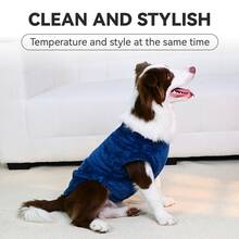 سترة كلب من الفليس - دافئة وناعمة مزدوجة الجانب من فليس القطب الشمالي، لطيفة وصديقة للبشرة وقابلة للغسيل | بلوفر شتوي للكلاب الصغيرة والمتوسطة