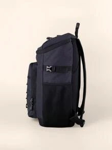 Unisex Mesh Backpack 17 Inch, Graphite Sport Bag With Hydration Pockets, Breathable Daypack For Gym, Hiking & Travel - Navy Blue - View 5