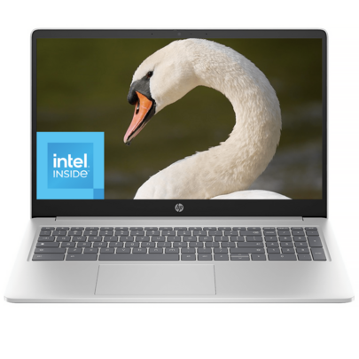  Laptop Chromebook HP de 15.6" HD LED, Intel Pentium N200 de cuatro núcleos, 8 GB de RAM LPDDR5, batería de larga duración y sistema operativo Chrome.