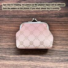 1 peça carteira multifuncional minimalista com estampa personalizada para mulheres, porta-moedas, bolsa clutch, versátil, fashion, festa, pequeno presente para mulheres, carteira de dinheiro, mini carteira, outono, carteira de moedas