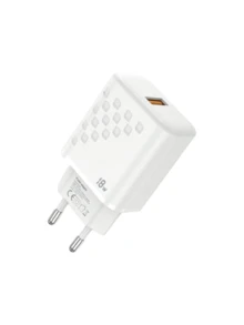 Eu Plug 18W Fast Charging Data Cable, Fast Charger Adapter, Compatible With Full Series, 18W Charging Adapter + 3.3ft USB To Lightning, 18W USB Charger, EU Plug Power Adapter Wall Charger, Compatible With IPhone 14, 13, 12, 11 Pro Max EU Plug Charger ,Christmas Gift/ Gift For Family